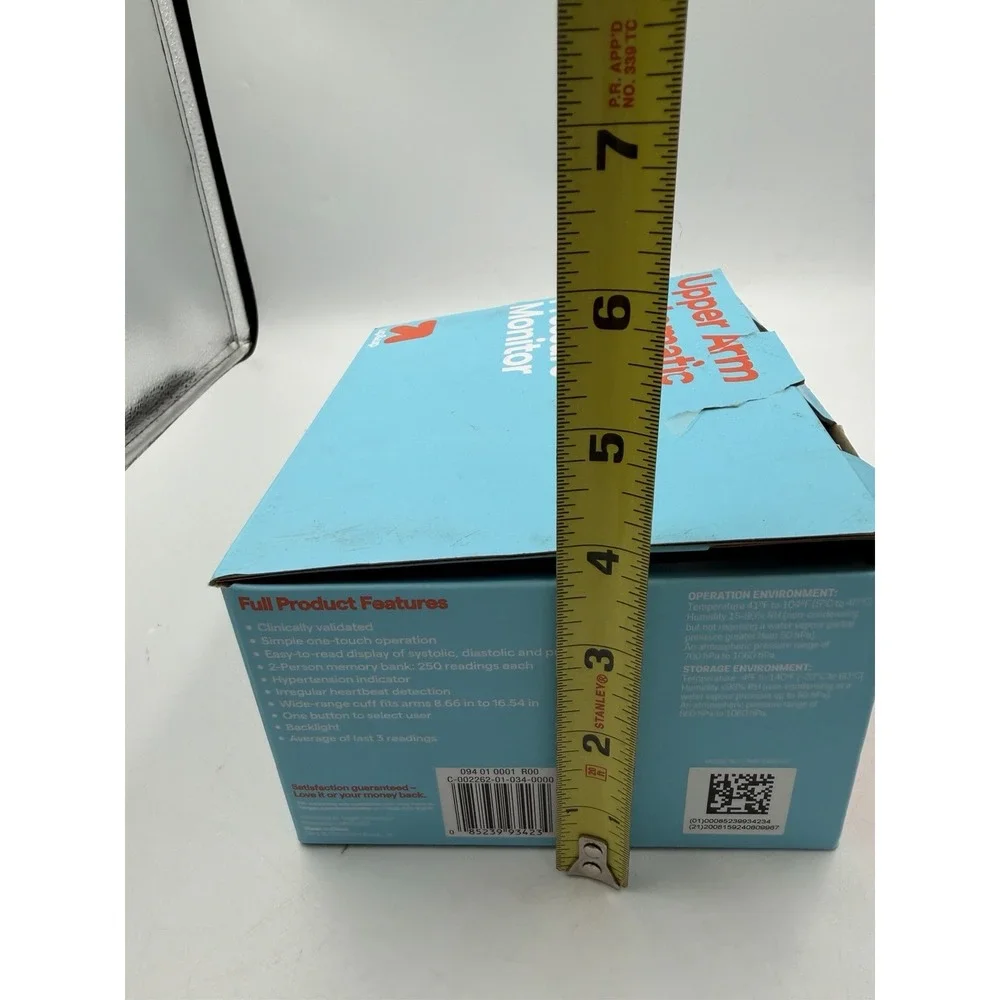 Target Up&Up Upper Arm Automatic Blood Pressure Monitor OPEN BOX